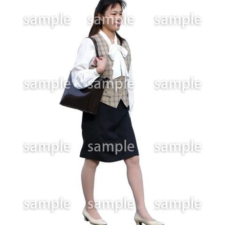 人物切抜き素材　男性女性編　A_393