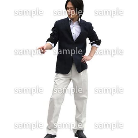 人物切抜き素材　ベーシックファッション編　P_431