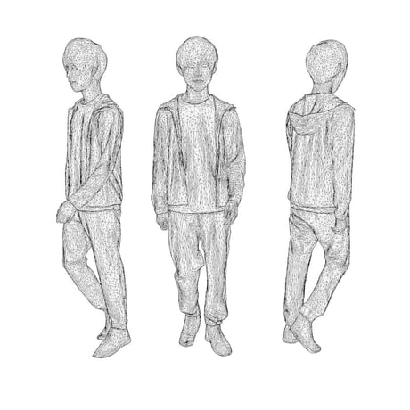 3D人物素材  [Posed]  039_Toru