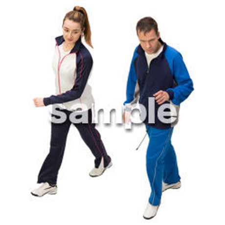 Cutout People　スポーツ 鳥瞰　CC_367