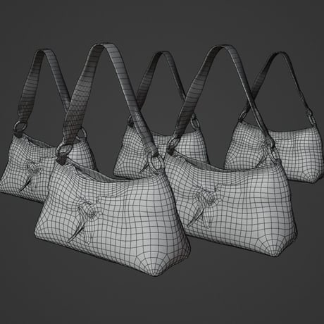 3Dモデル_ハンドバッグ