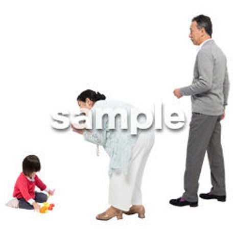 Cutout People　ファミリー　GG_194