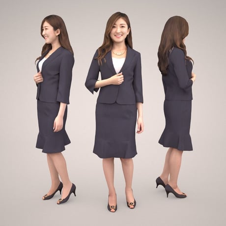 3D人物素材 [Posed]   055_Mao