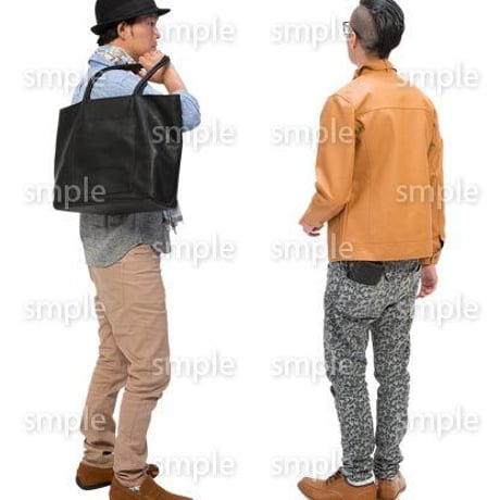 Cutout People　男性ペア　JJ_399