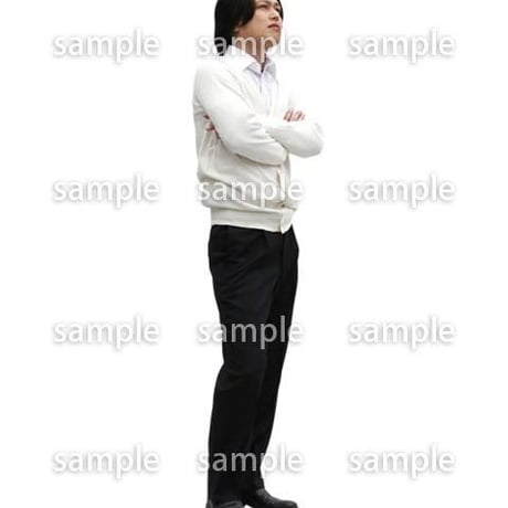 人物切抜き素材　ベーシックファッション編　P_327