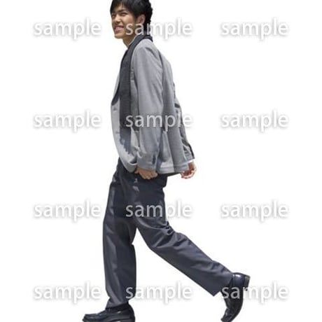 人物切抜き素材　ベーシックファッション編　P_383