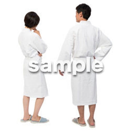 Cutout People　ハイクラス　バスローブ　HH_449