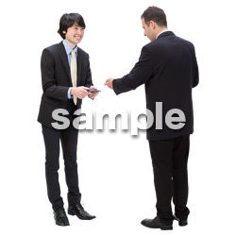 Cutout People　ビジネス　AA_014