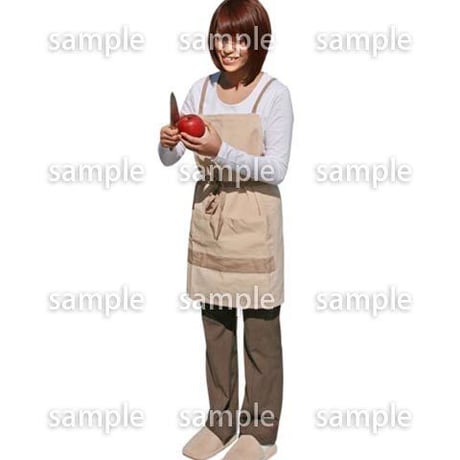 人物切抜き素材　リビング・散歩編　I_260