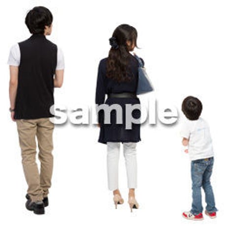 Cutout People　ファミリー　GG_090