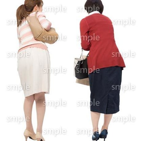 Cutout People　女性ペア　JJ_305