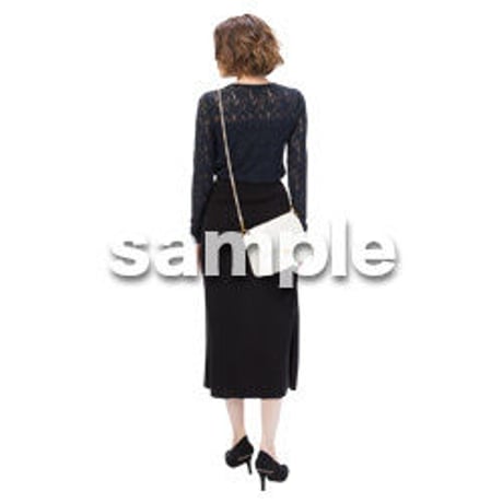 Cutout People　日本人カジュアル　BB_335