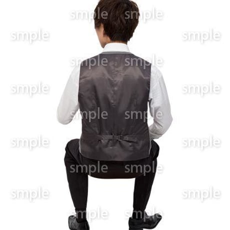 Cutout People　座る　男性　LL_095