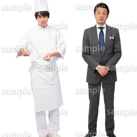 人物切抜きセット☆ハイクラス　スタッフ　1_set130
