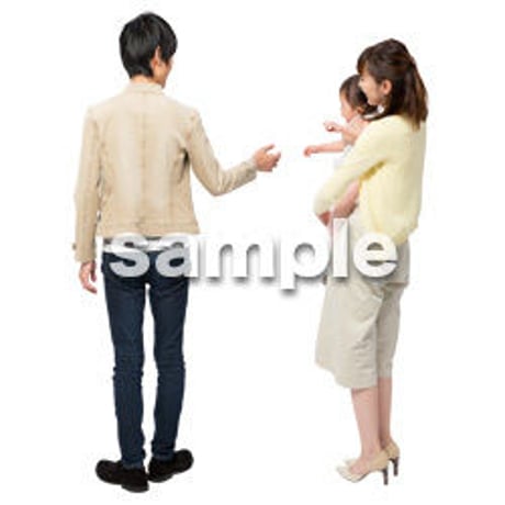 Cutout People　ファミリー　GG_120