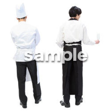 Cutout People　パーティースタッフ　DD_185