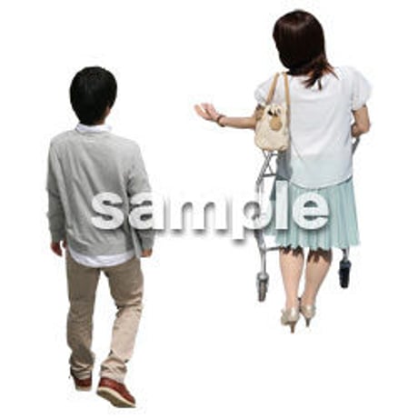 Cutout People　鳥瞰　人物　FF_165