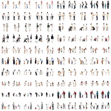07Cutout People ファミリー[ダウンロード版]