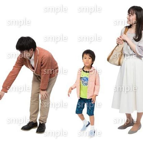 Cutout People　ファミリー　GG_147