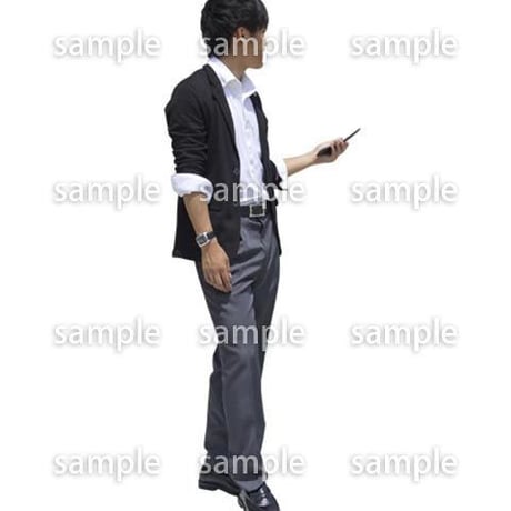 人物切抜き素材　ベーシックファッション編　P_447