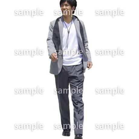 人物切抜き素材　ベーシックファッション編　P_381