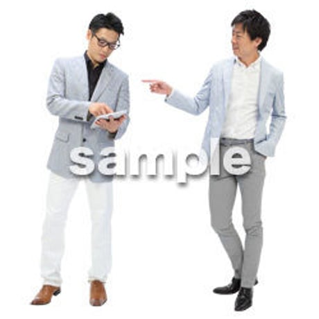 Cutout People　ビジネス-日本人　EE_151