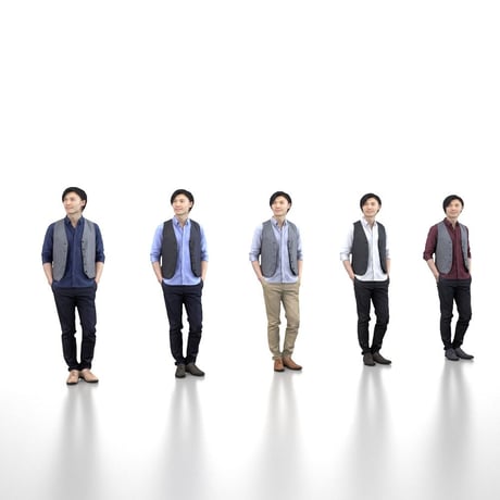 3D人物素材 [Posed]   069_Syun
