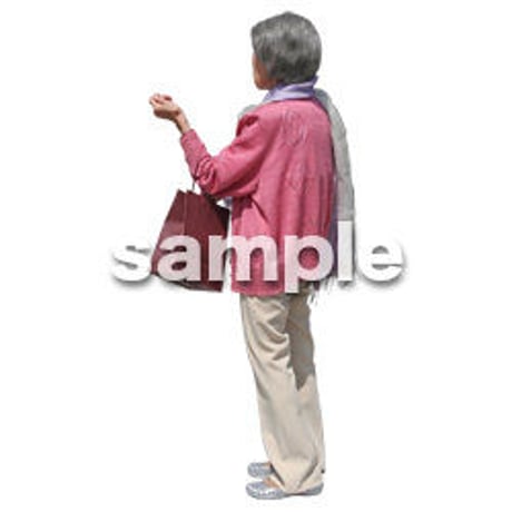 人物切抜き素材　シニアライフ編　R_134
