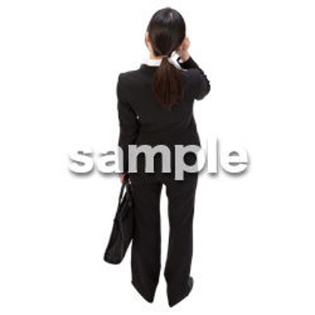 Cutout People　鳥瞰　人物 女性　FF_280