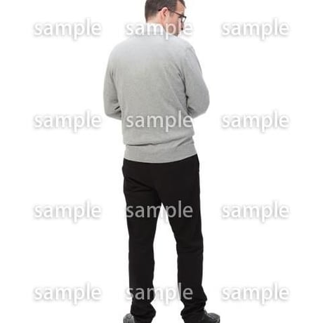 Cutout People　ビジネス　AA_145