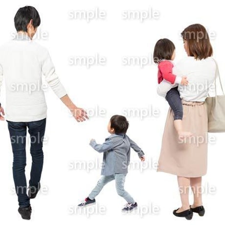 Cutout People　4人ファミリー　GG_430