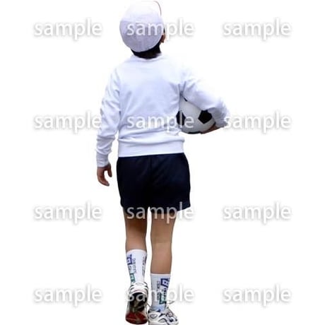 人物切抜き素材　こどもファミリー編　B_054