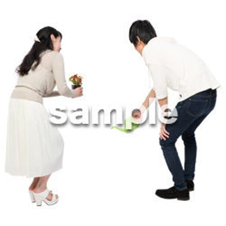 Cutout People　ガーデニング　II_174