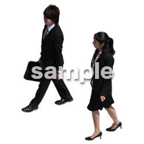 Cutout People　鳥瞰　人物　FF_113