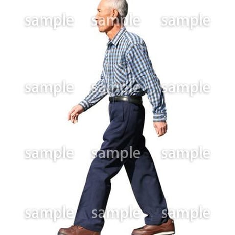 人物切抜き素材　シニア編　C_150