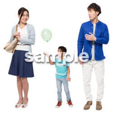 Cutout People　ファミリー　GG_081