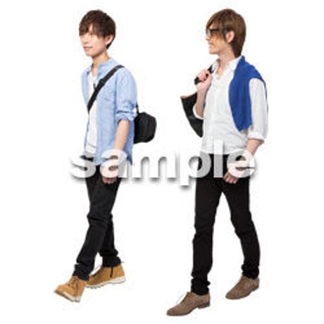 Cutout People　男性ペア　JJ_352