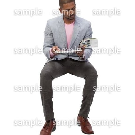 Cutout People　外国人カジュアル　BB_391