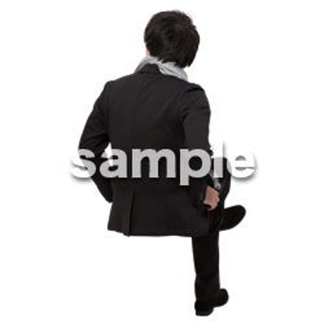 Cutout People　座る　男性　LL_170