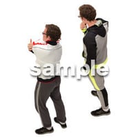 Cutout People　スポーツ 鳥瞰　CC_344