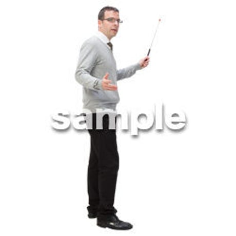 Cutout People　ビジネス　AA_138