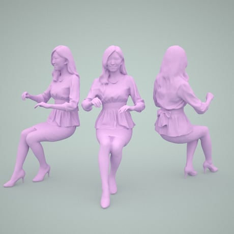 3D人物素材  [Posed]  059_Mao