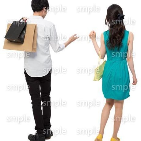 Cutout People　ショッピング　JJ_155