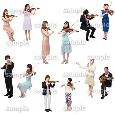 人物切抜きセット☆ハイクラス　生演奏　1_set131