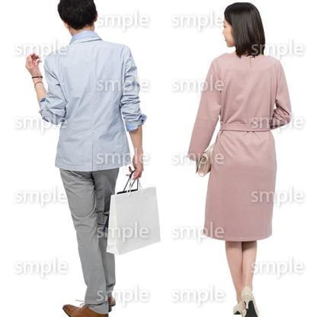 Cutout People　ショッピング　JJ_135