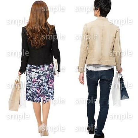 Cutout People　ショッピング　JJ_005