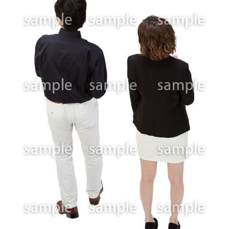 Cutout People　鳥瞰　人物　FF_040