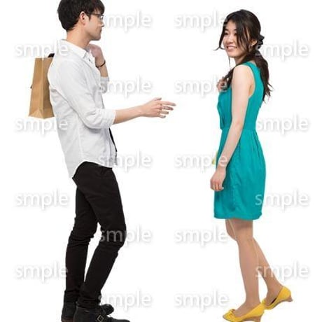 Cutout People　ショッピング　JJ_153