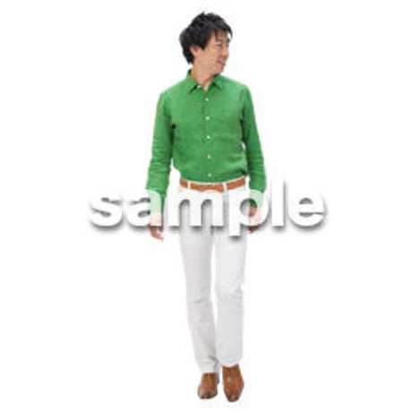 Cutout People　日本人カジュアル　BB_176