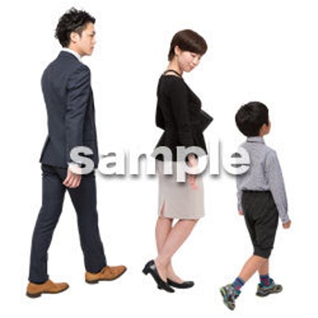 Cutout People　ファミリー　GG_004
